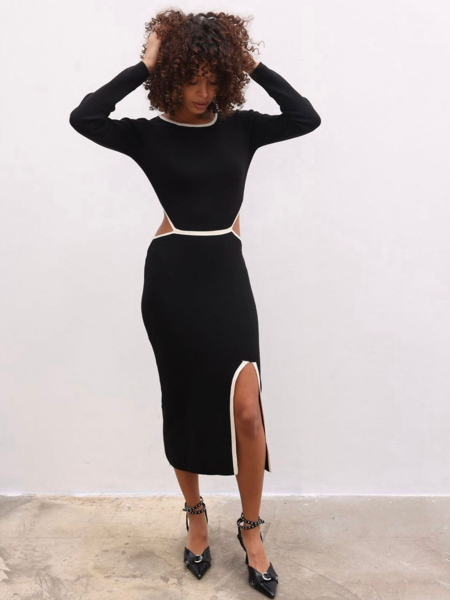 Vestido midi hilo
